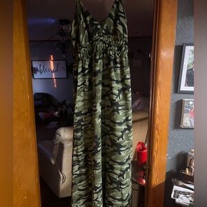 Camouflage Maxi Dress